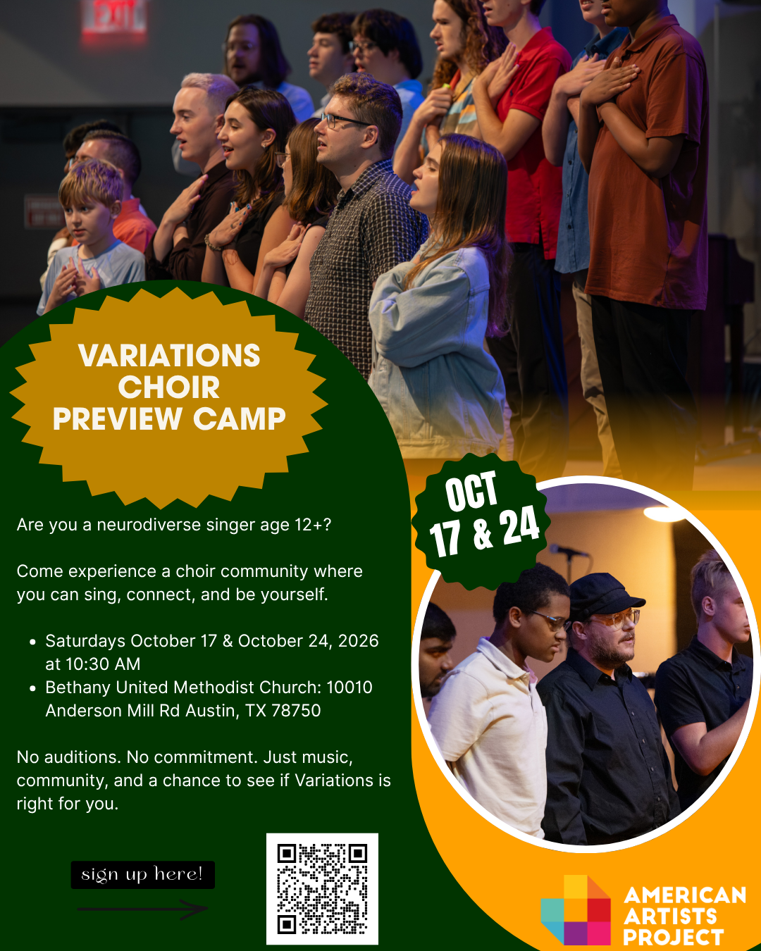 Variations Choir Preview Camp
